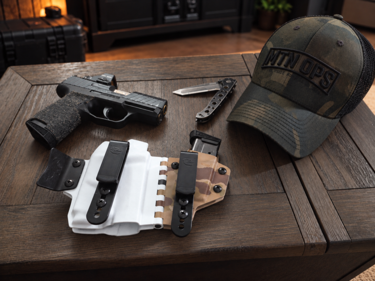Tactical Gear on a Warmly Lit Table (1)